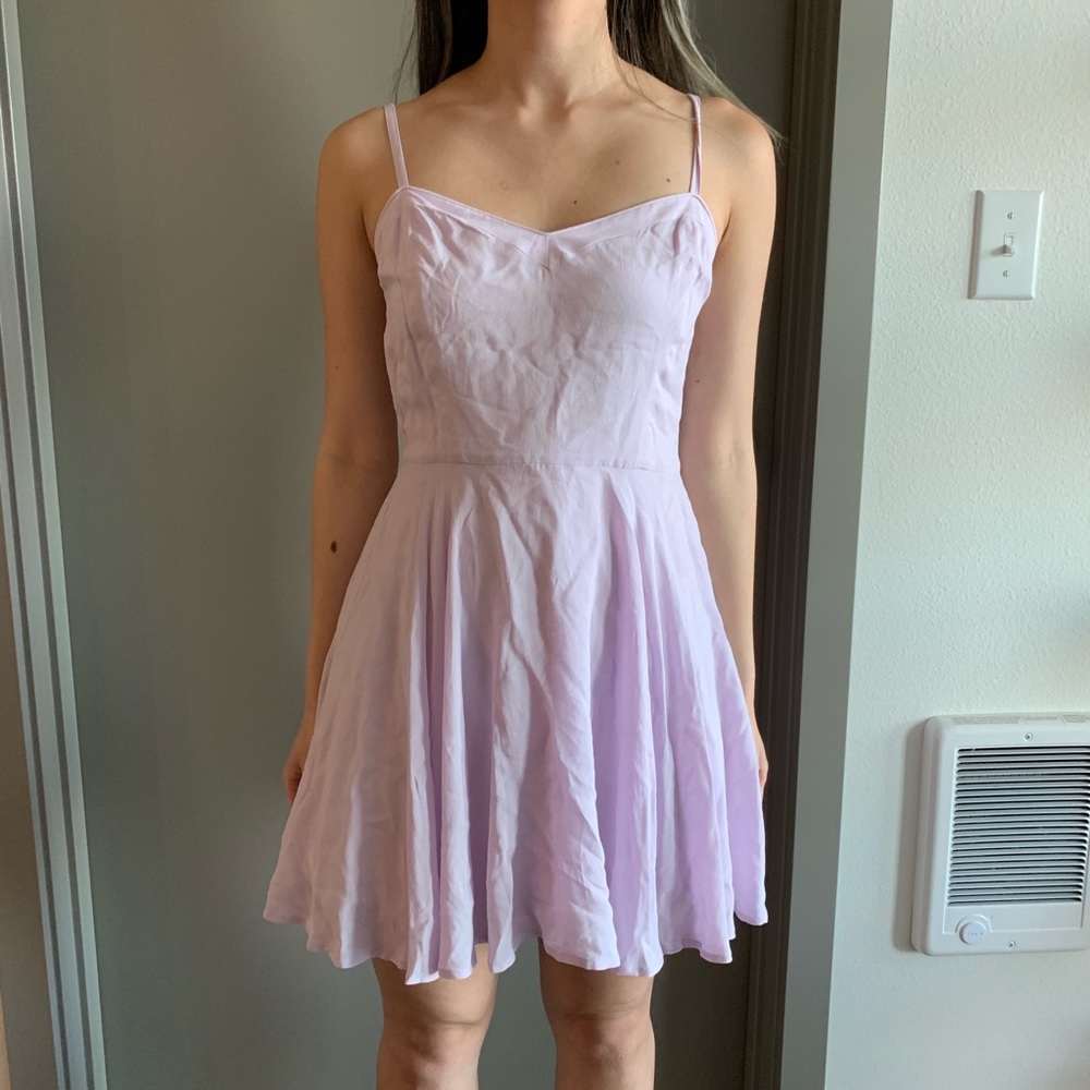 Aritzia Lipinski Talula Lilac Dress